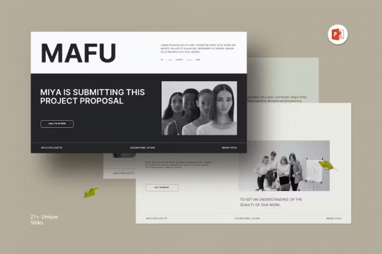 Mafu Proposal PowerPoint Presentation Template