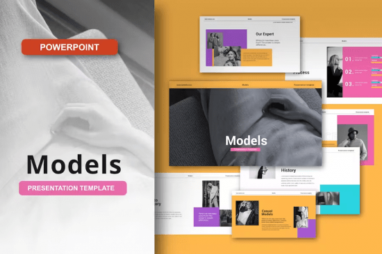 Models Powerpoint Template
