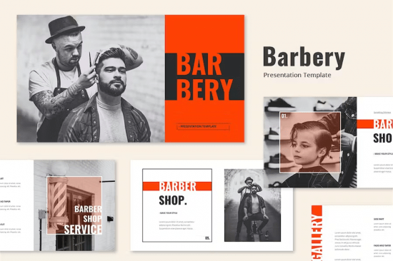 Barbery - Barbershop Powerpoint Template