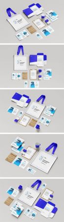 Stationery Elements PSD Mockups Templates