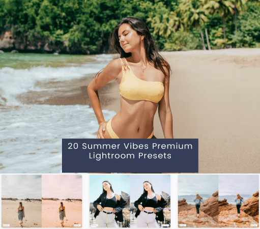 20 Summer Vibes Premium Lightroom Presets
