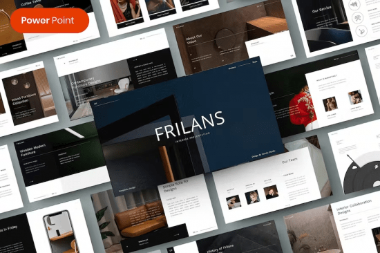 Frilans– Interior Design Business PowerPoint Templ
