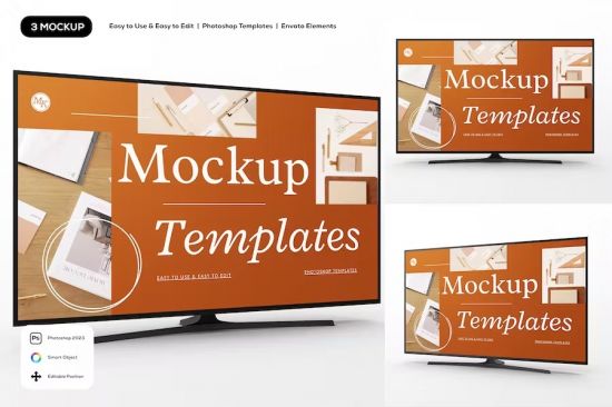 4K UHD Samsung TV Mockup