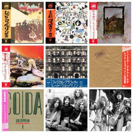 Led Zeppelin - The Vinyl Collection[8 LPs, Japan Press] (1969-1982)[Hi-Res]