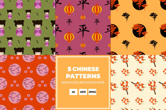 Chinese Patterns 7TJYDE3