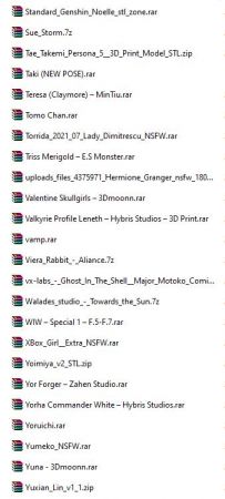 Girls, Girls and Only Girls 3D-Print Models Collection