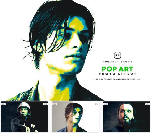 Pop Art Photo Effect 5ATHLDQ