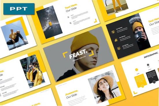 Feast Fashion Minimal PowerPoint