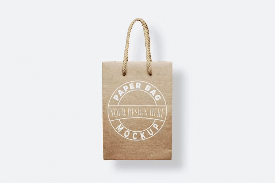 Paper Bag Mockup AJ5HU8W