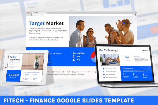 Fitech - Finance Google Slides Template