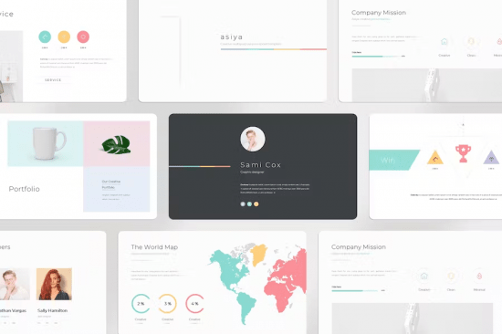 Clean Minimal Presentation Template