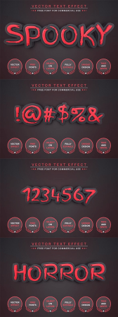 CreativeMarket - Spooky - Editable Text Effect - 16085746