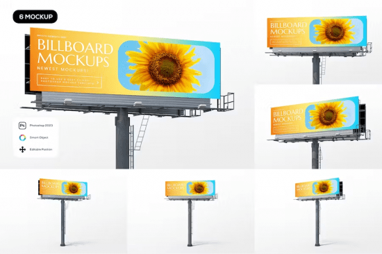 City Billboard Mockup G3T5JRK