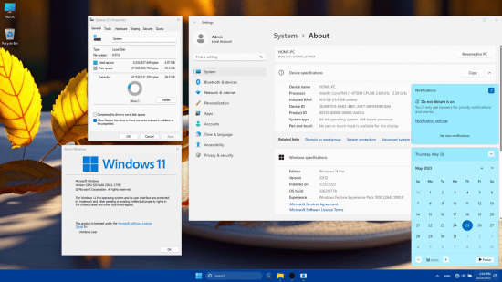 Windows 11 Professional Build 22621.1778 by Tatata x64 Eng May 2023
