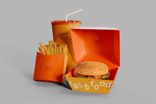 Fast Food Mockup NR9MXLL