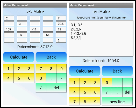 Matrix Determinant Pro v23.5
