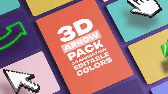 Videohive - 3D Arrow Pack 45423598