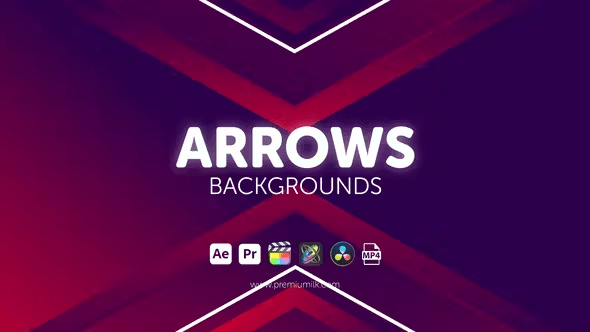 Videohive - Arrows Backgrounds - 45657625