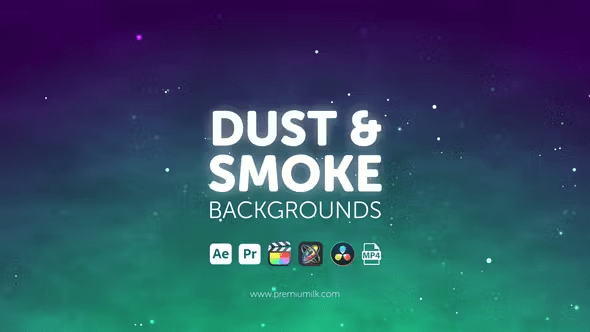 Videohive - Dust &amp; Smoke Backgrounds - 45791114