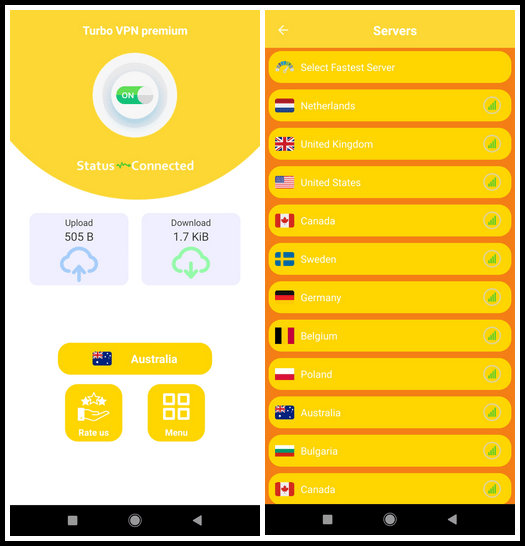 Turbo VPN Premium v1.0.35