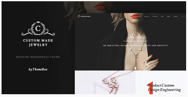 Themeforest - Custom Made v1.1.13 - Jewelry Manufacturer and Store WordPress Theme