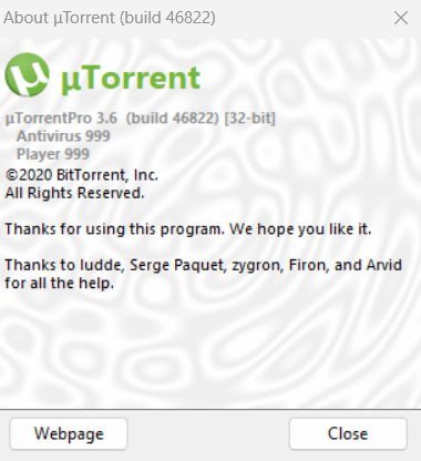 μTorrent Pro 3.6.0 Build 46822 Multilingual