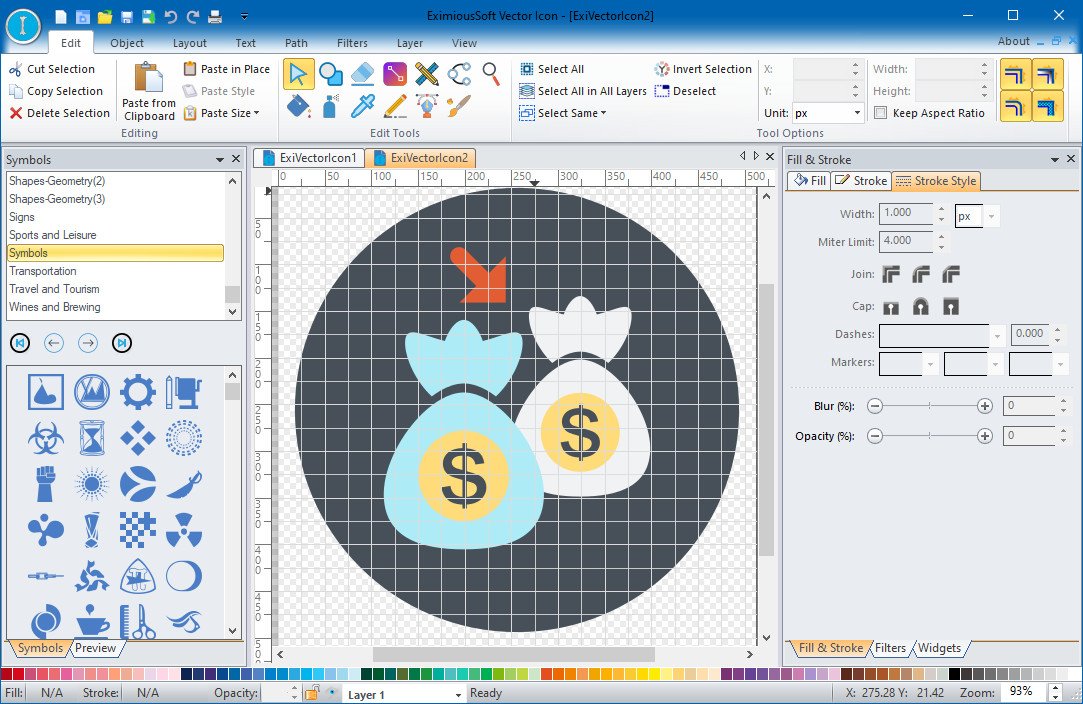 EximiousSoft Vector Icon Pro 5.24 download the last version for windows