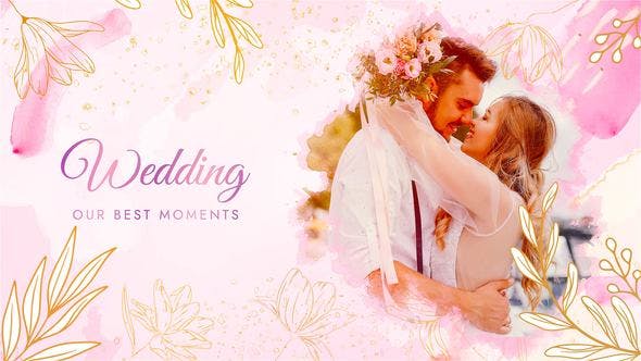 Videohive - INK Wedding Slideshow - 46047370