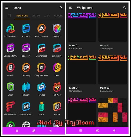 LineS 3D - Icon Pack v55