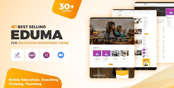ThemeForest - Eduma v5.2.6 - Education WordPress Theme - 14058034 - NULLED