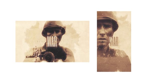 Videohive - War Double Exposure Intro - 46188409