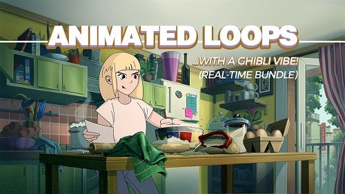 Animated Loops With A Ghibli Vibe