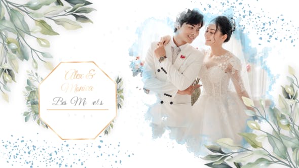 Videohive - Ink Wedding Slideshow - 46187532