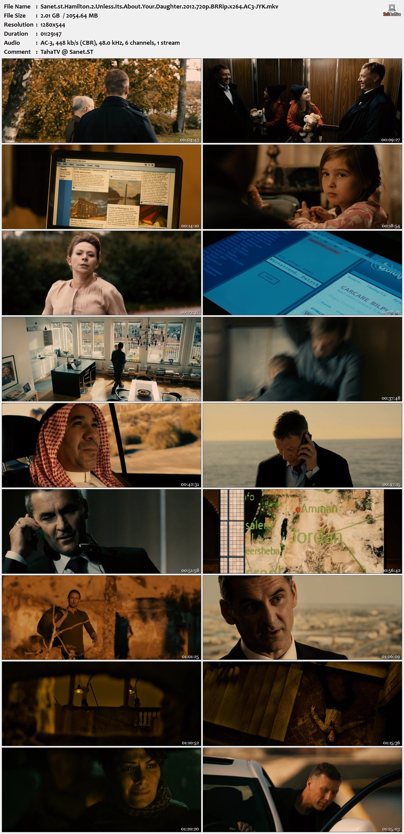 Agent Hamilton But Not If It Concerns Your Daughter 2012 720p BRRip