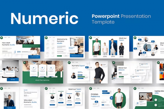 Numeric – Business PowerPoint Template