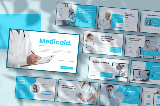 Medicaid Medical Presentation PowerPoint Template