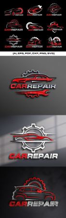 Car Repair - Vector Logo Templates Bundle
