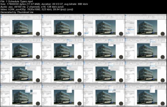 Schedules in Revit Course