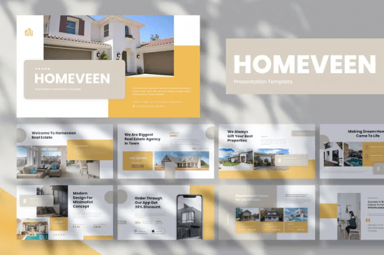 Homeveen - Interior Business PowerPoint
