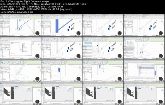 Structural Steel Fabrications in Revit Course