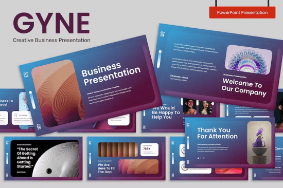 GYNE - Modern Creative Business Plan Presentation