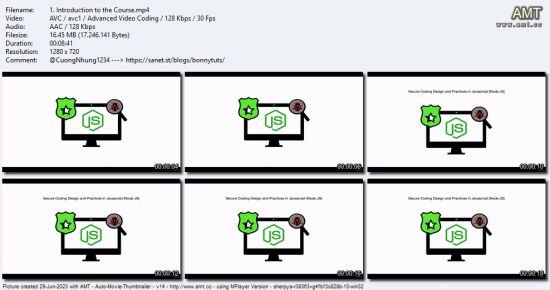 Secure Coding and Design Best Practices in NodeJs JavaScript
