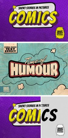Comic Book Text Effects for Photoshop