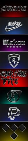 Chrome Style Effects for Photoshop