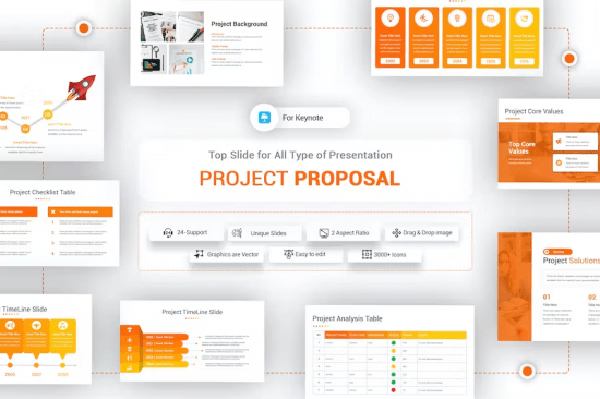 Project Proposal Keynote Template 9QW3H2A
