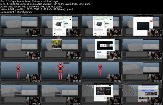 Animating Body Mechanics in Maya