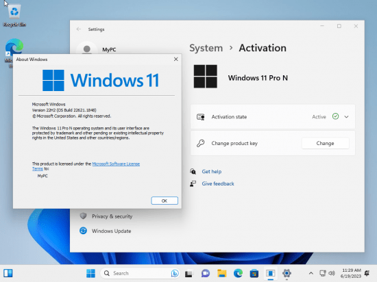 Windows 11 AIO 16in1 22H2 Build 22621.1848 (No TPM Required) Preactivated Multilingual