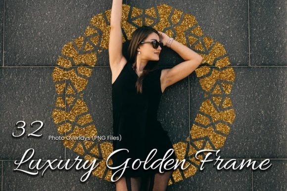 32 Luxury Golden Frame Pack - 27124347