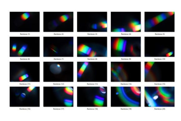 20 Rainbow Overlay HQ - 26973212