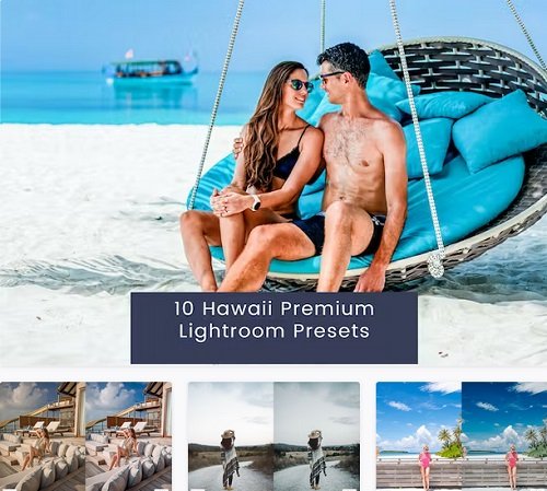 10 Hawaii Premium Lightroom Presets - A3T99Z2